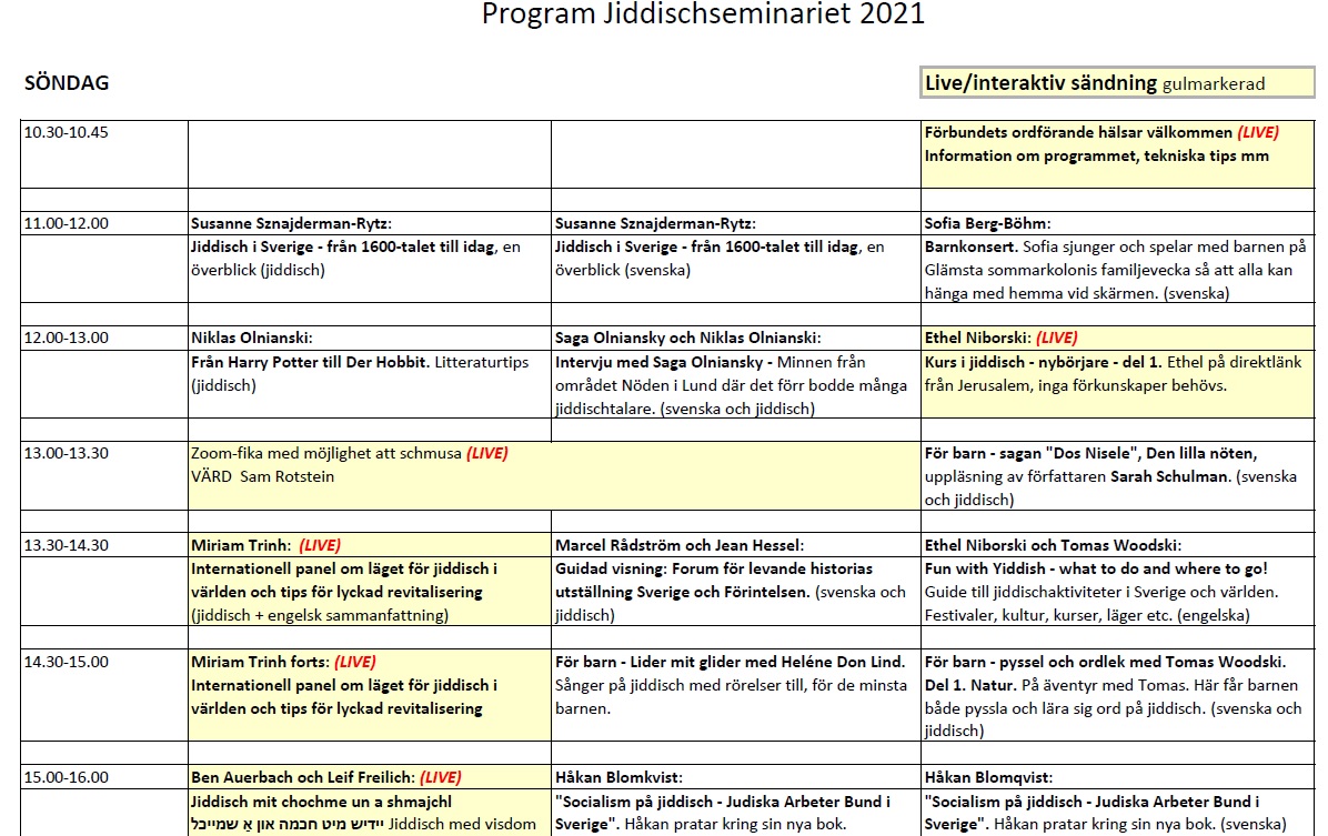 Puffbild program jiddischseminariet 2021